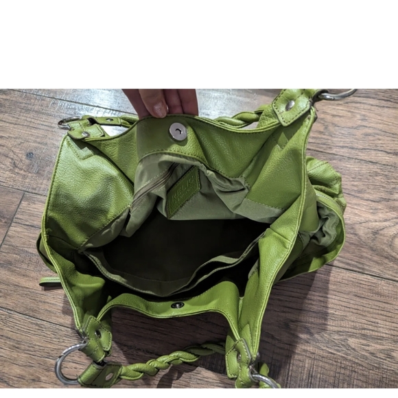 Relic Faux Pebbled Leather Satchel Purse Handbag Purse Zip Pockets Rope Handles - Picture 2 of 14